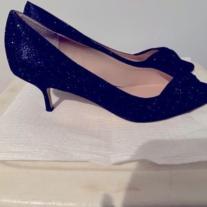 Nina Navy blue sequin pumps in size 11 medium.